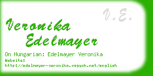 veronika edelmayer business card